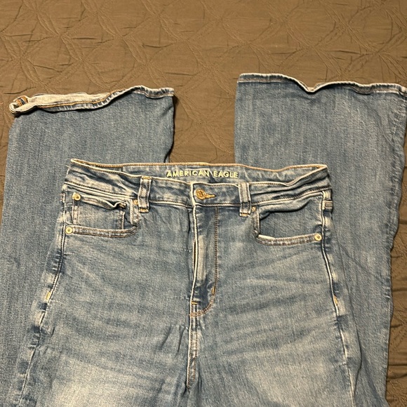 American Eagle Super High Rise Flare - Size 12 - Picture 1 of 7